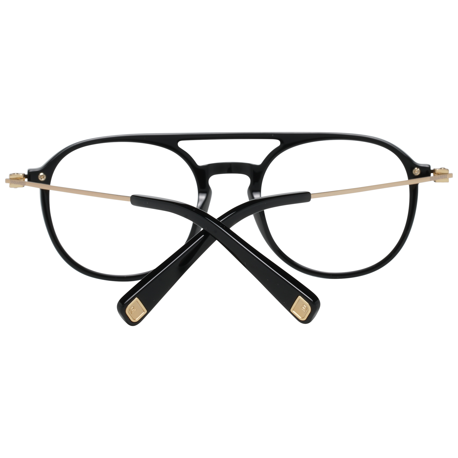 Gafas de sol de diseño con montura completa en negro elegante de Dsquared²