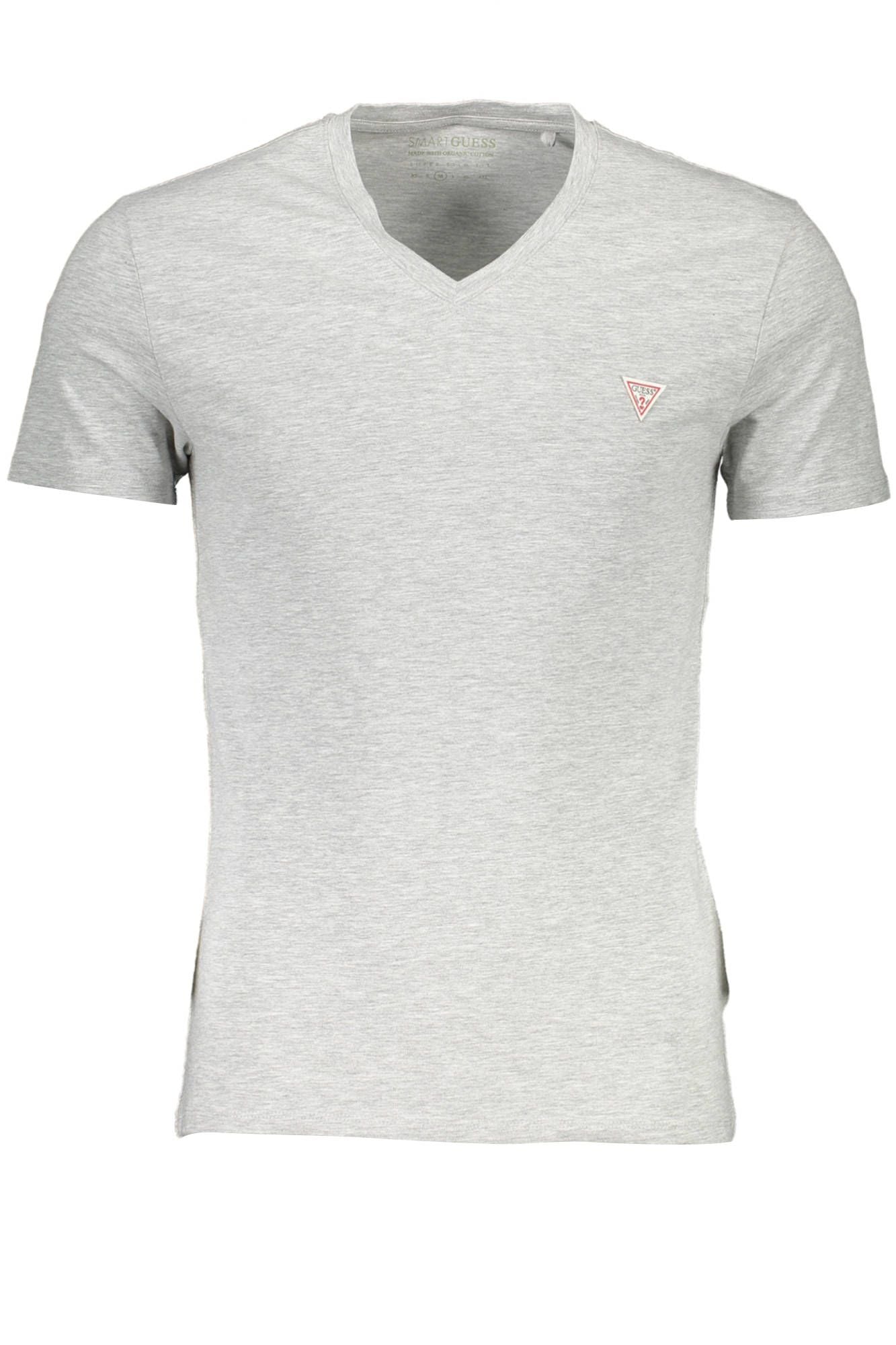 Camiseta ajustada con cuello en V elegante de Guess Jeans