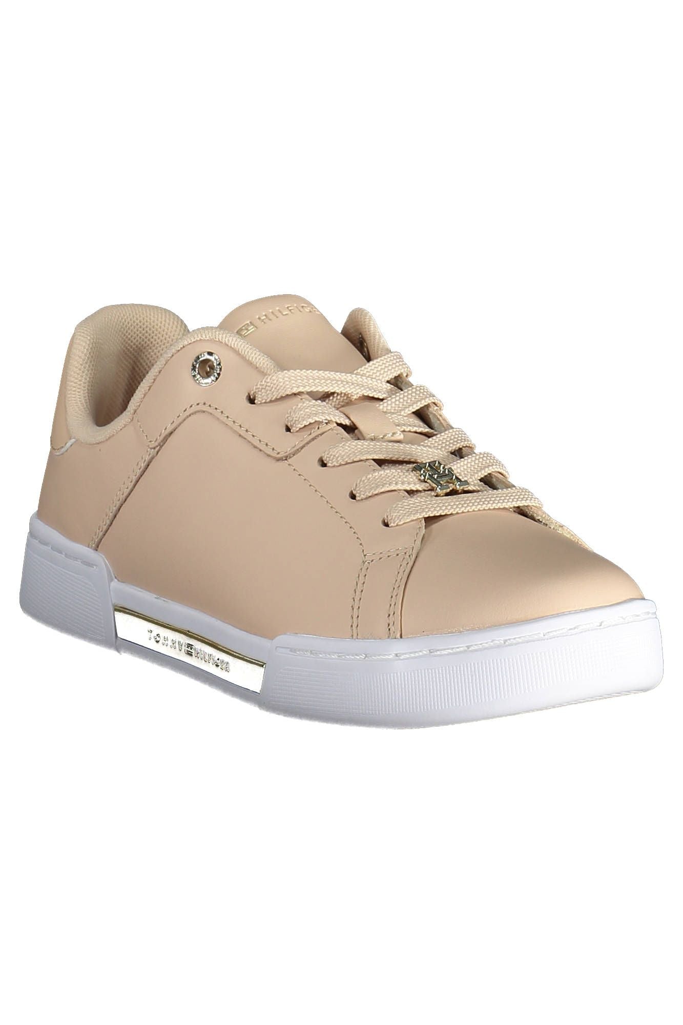 Tommy Hilfiger eleva tus pasos con elegantes zapatillas rosas con cordones