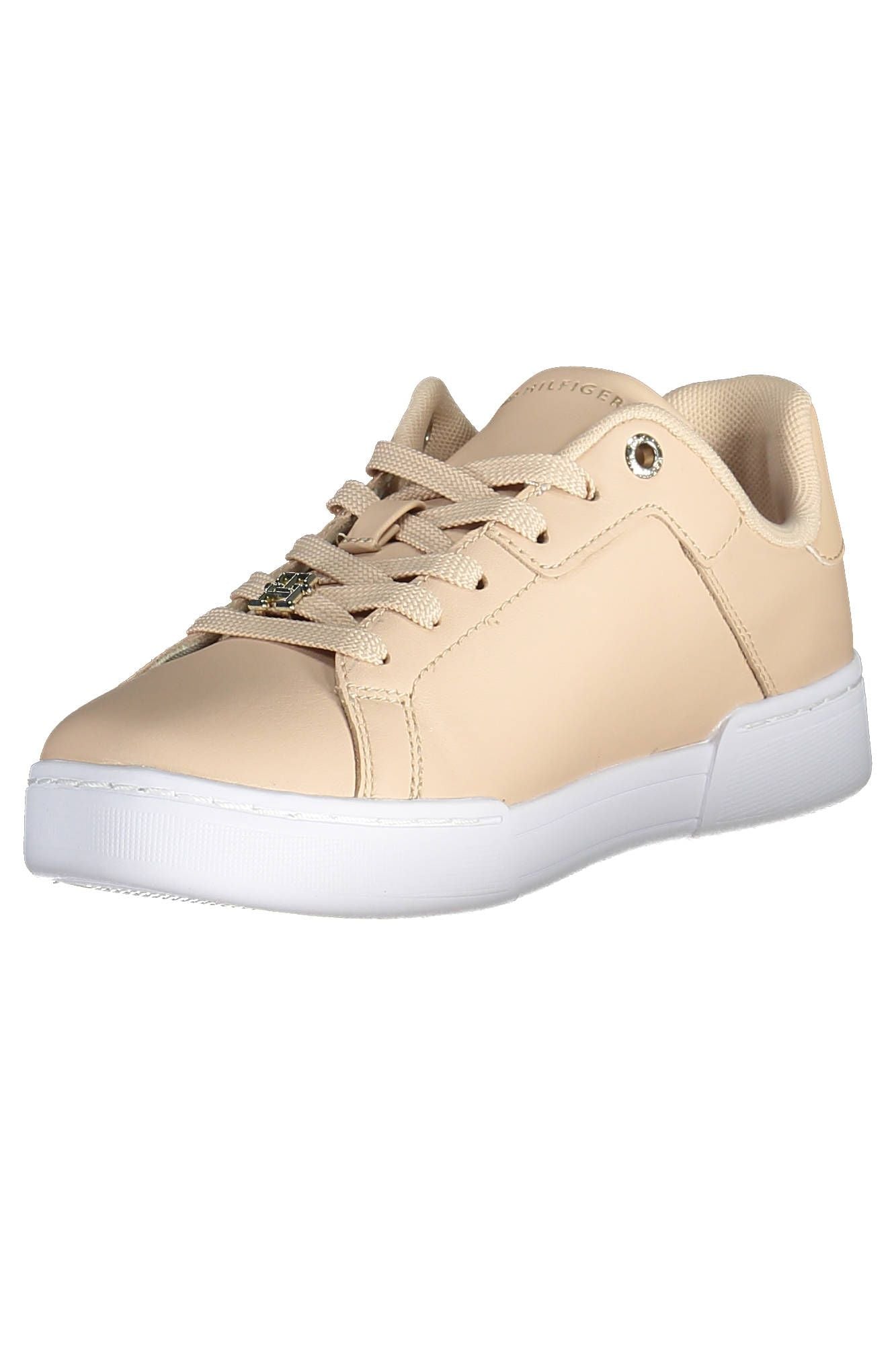 Tommy Hilfiger eleva tus pasos con elegantes zapatillas rosas con cordones