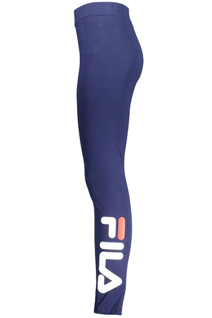 Leggings azules con estampado de logo Chic de Fila