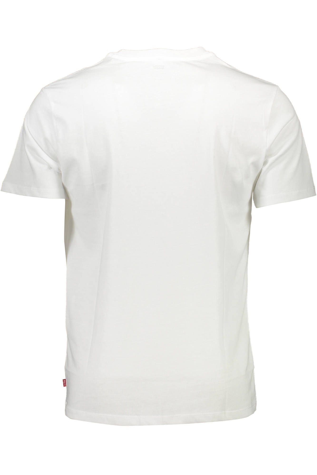 Camiseta de algodón con cuello redondo en blanco nítido de Levi's