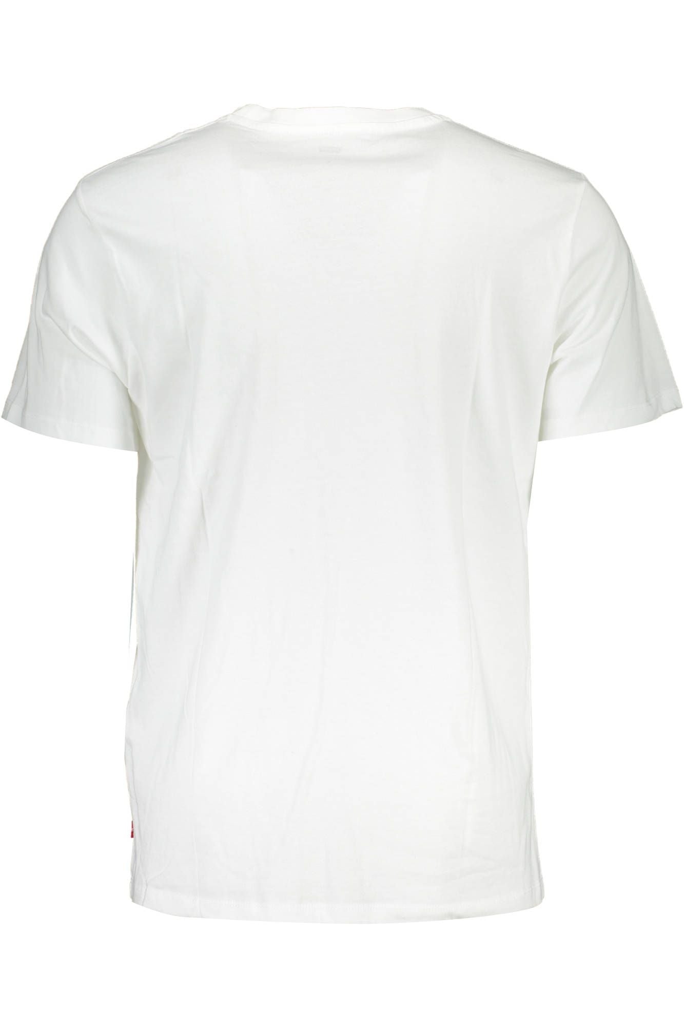 Camiseta Levi's con cuello redondo y logotipo en blanco nítido