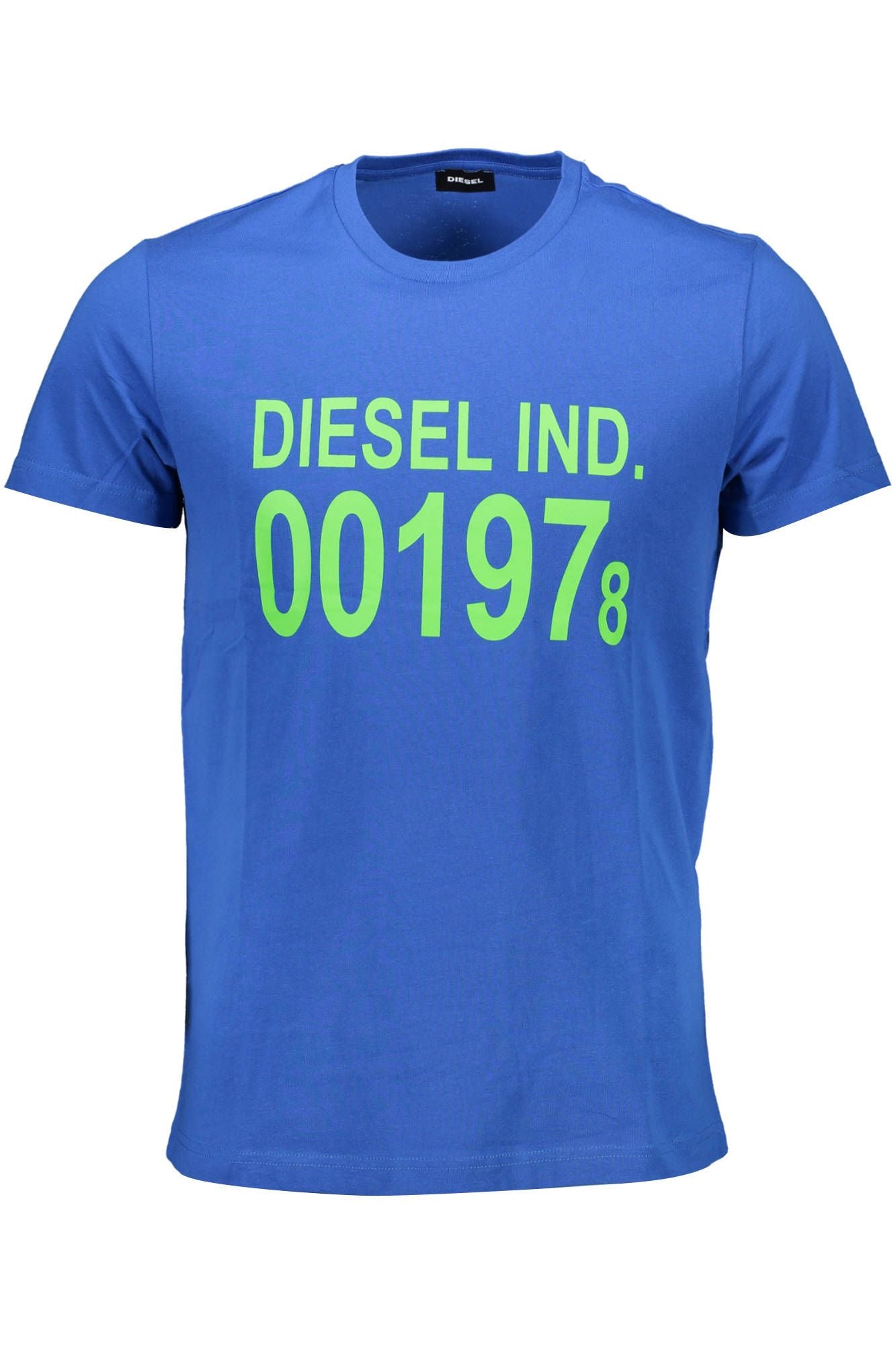 Diesel Blue Cotton Men T-Shirt