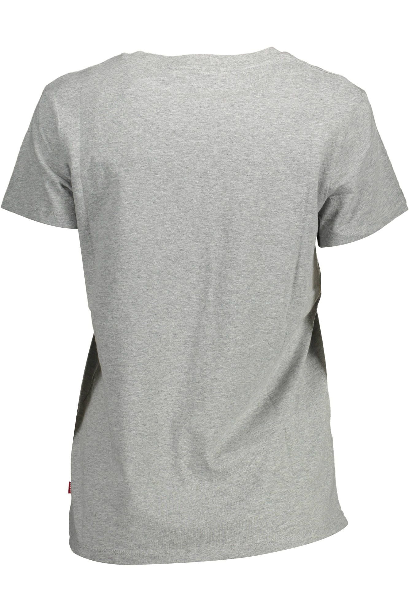 Camiseta con estampado de logotipo Levi's Chic Gray para una elegancia informal