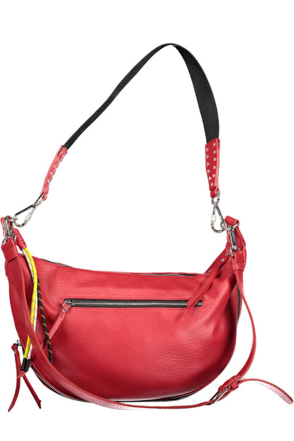 Bolso de mano de polietileno rojo Desigual