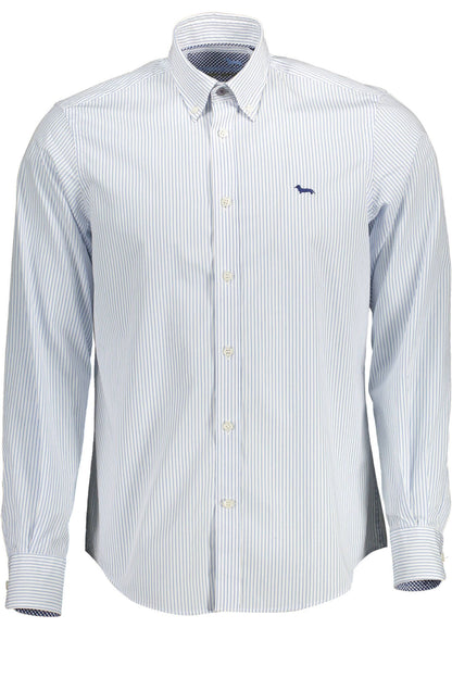 Camisa elegante de algodón azul claro para hombre de Harmont &amp; Blaine