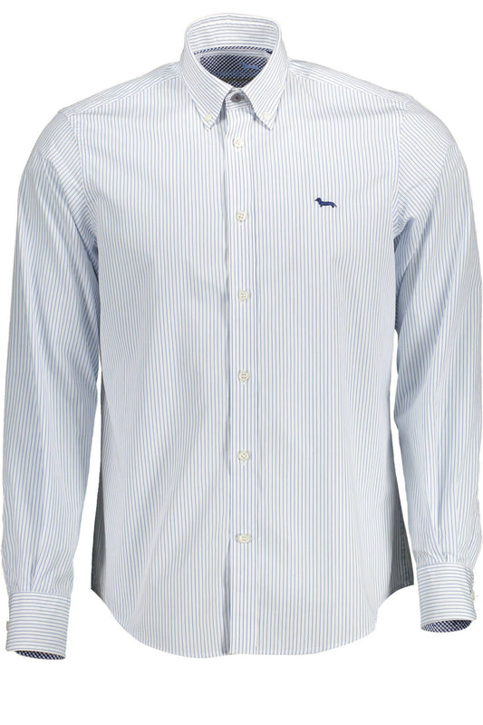 Camisa elegante de algodón azul claro para hombre de Harmont &amp; Blaine