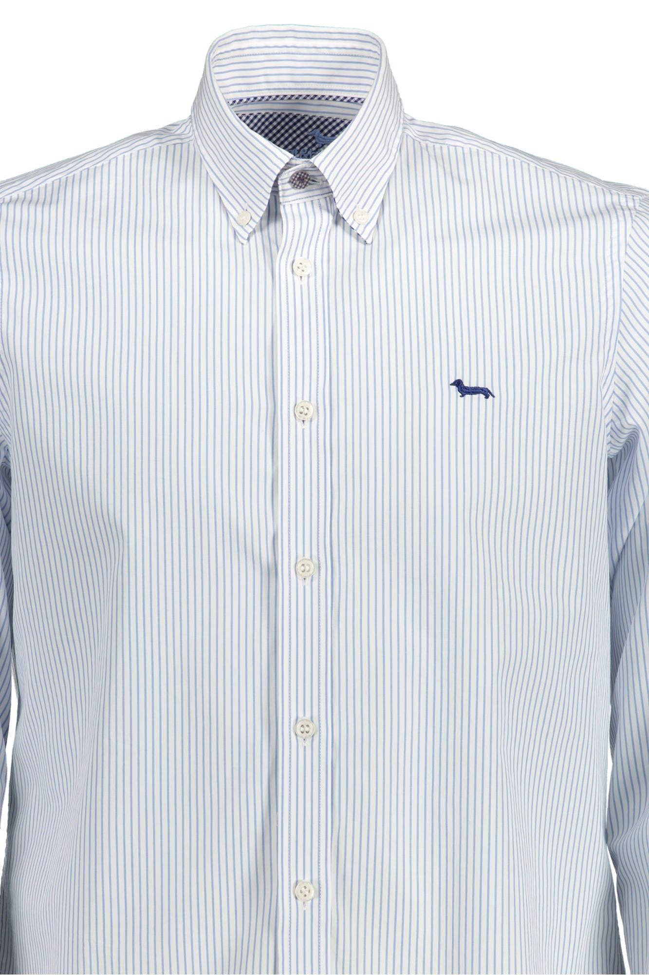 Camisa elegante de algodón azul claro para hombre de Harmont &amp; Blaine