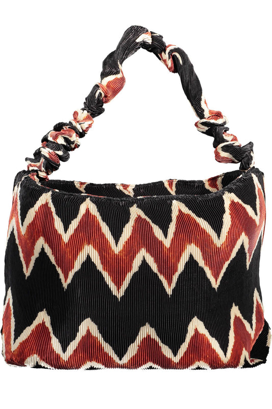 Bolso de hombro Desigual Chic de algodón negro con detalle de logotipo