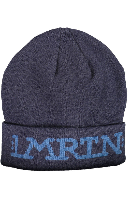Gorra elegante de nailon bordada La Martina en azul sereno