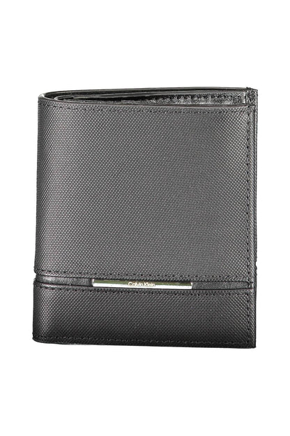 Cartera elegante de cuero negro para hombre de Calvin Klein con bloqueo RFID