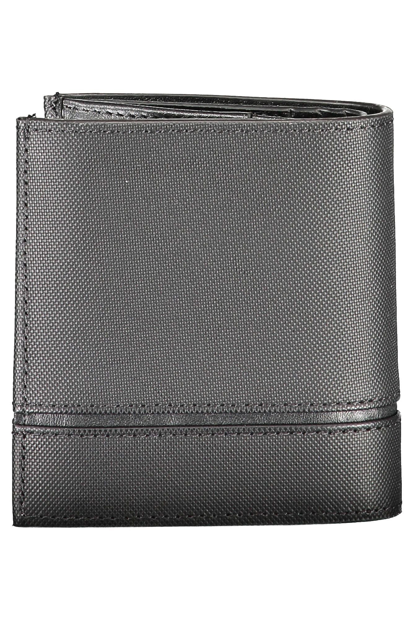 Cartera elegante de cuero negro para hombre de Calvin Klein con bloqueo RFID