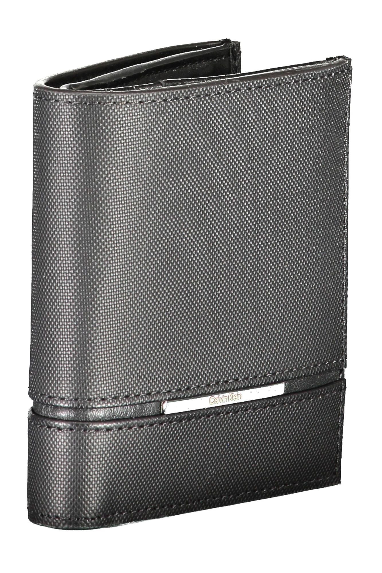 Cartera elegante de cuero negro para hombre de Calvin Klein con bloqueo RFID