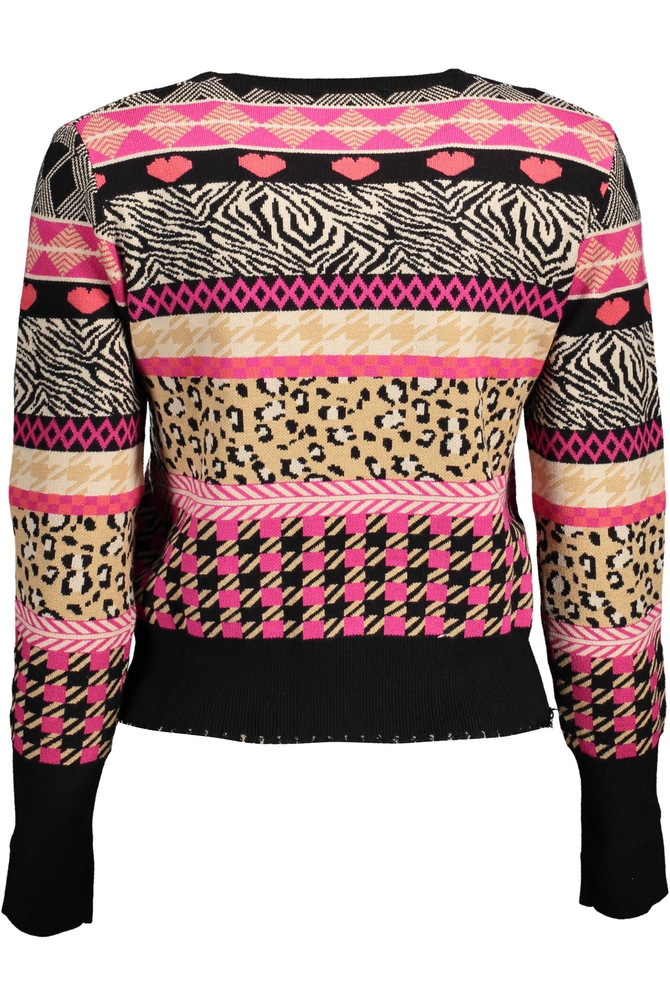 Suéter elegante de cuello redondo y manga larga de Desigual