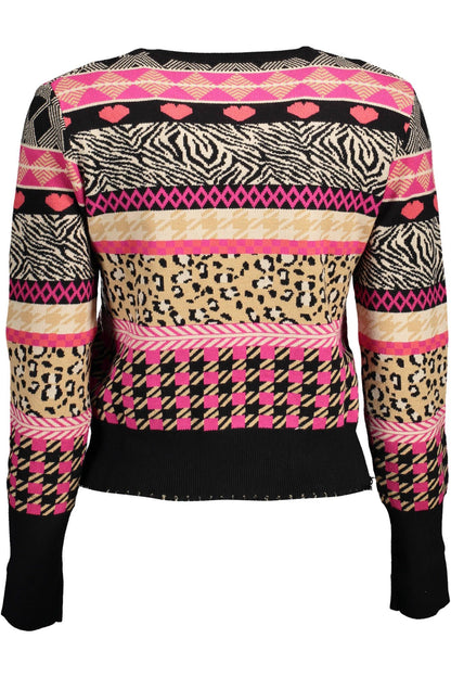 Suéter elegante de cuello redondo y manga larga de Desigual