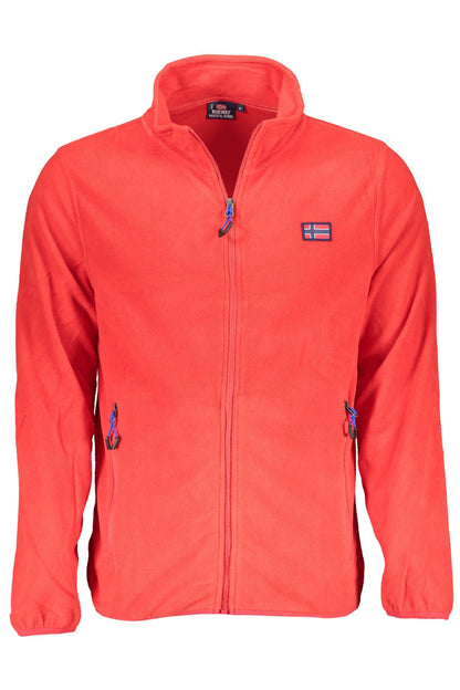 Sudadera elegante con cremallera y detalles del logotipo de Noruega 1963