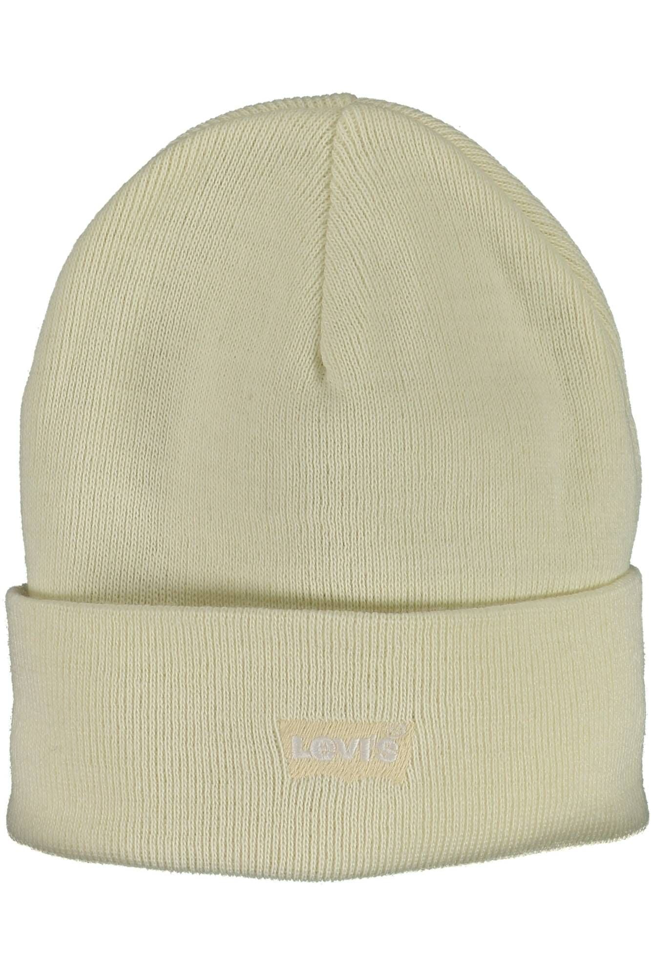 Gorra blanca con logotipo bordado de Levi's: estilo atemporal