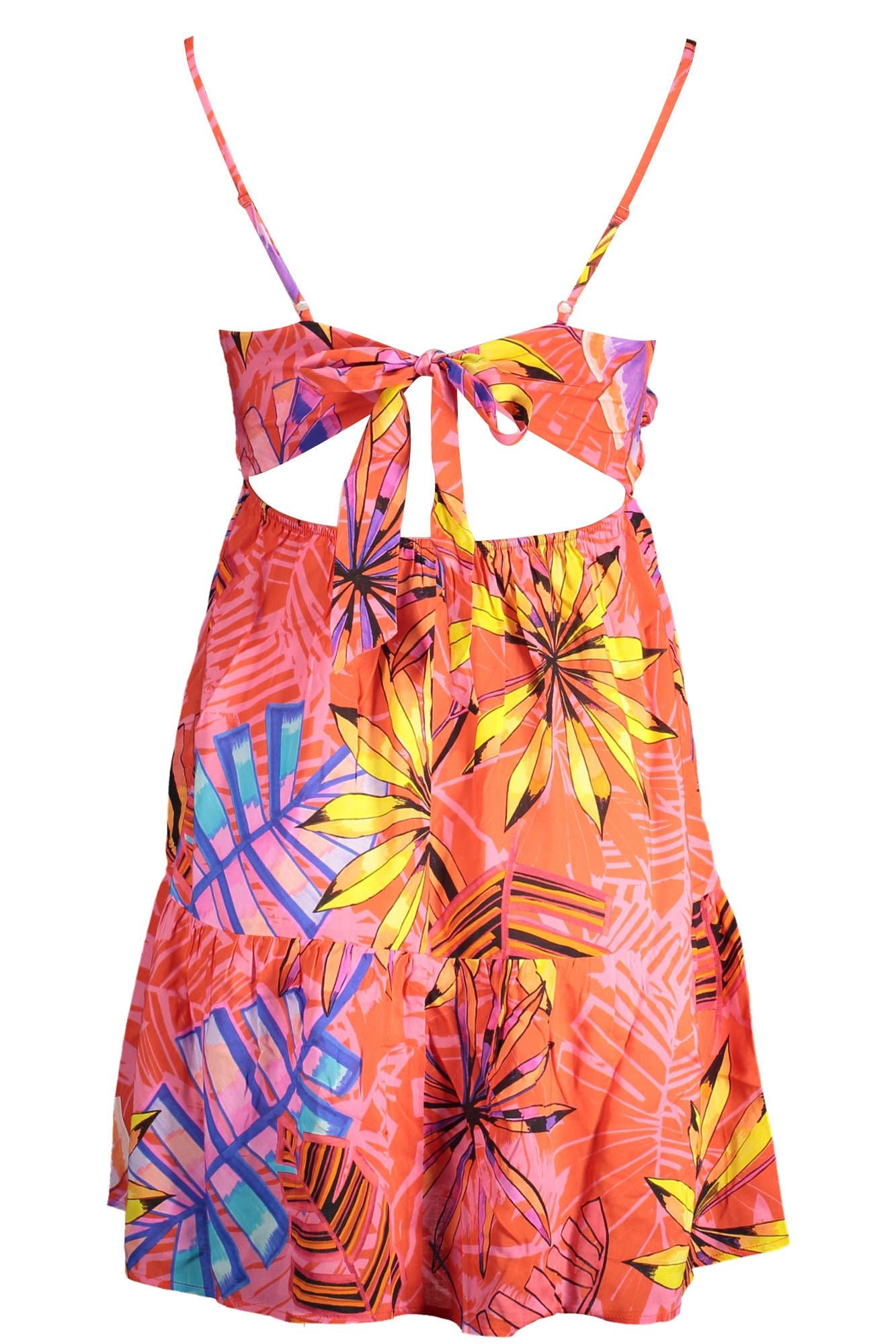 Vestido de verano rosa radiante con delicados detalles de Desigual
