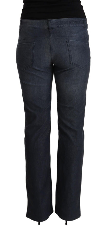 Vaqueros rectos azul oscuro elegantes MARGHI LO'