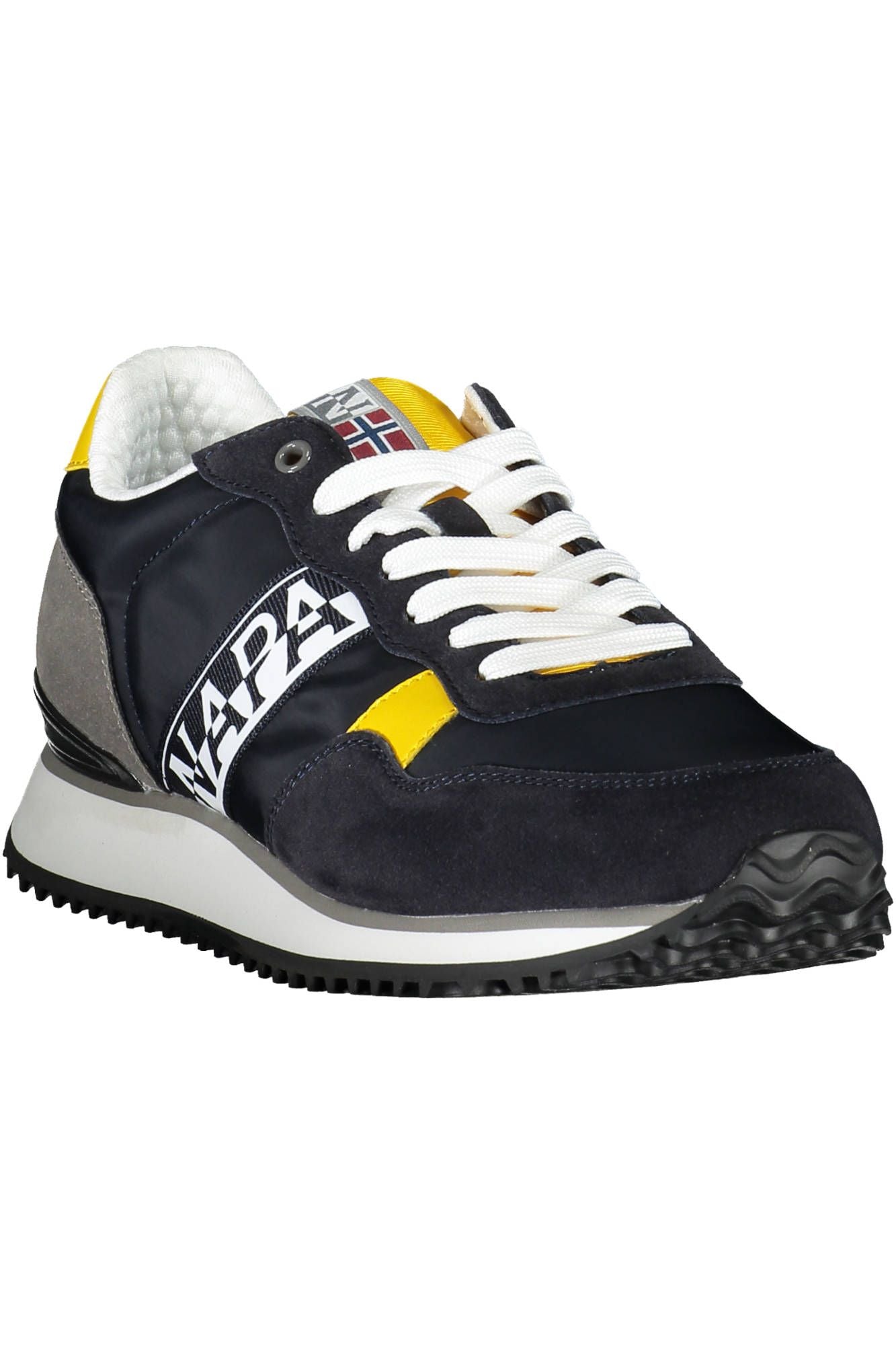 Zapatillas deportivas con cordones en contraste en azul elegante de Napapijri