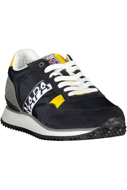 Zapatillas deportivas con cordones en contraste en azul elegante de Napapijri