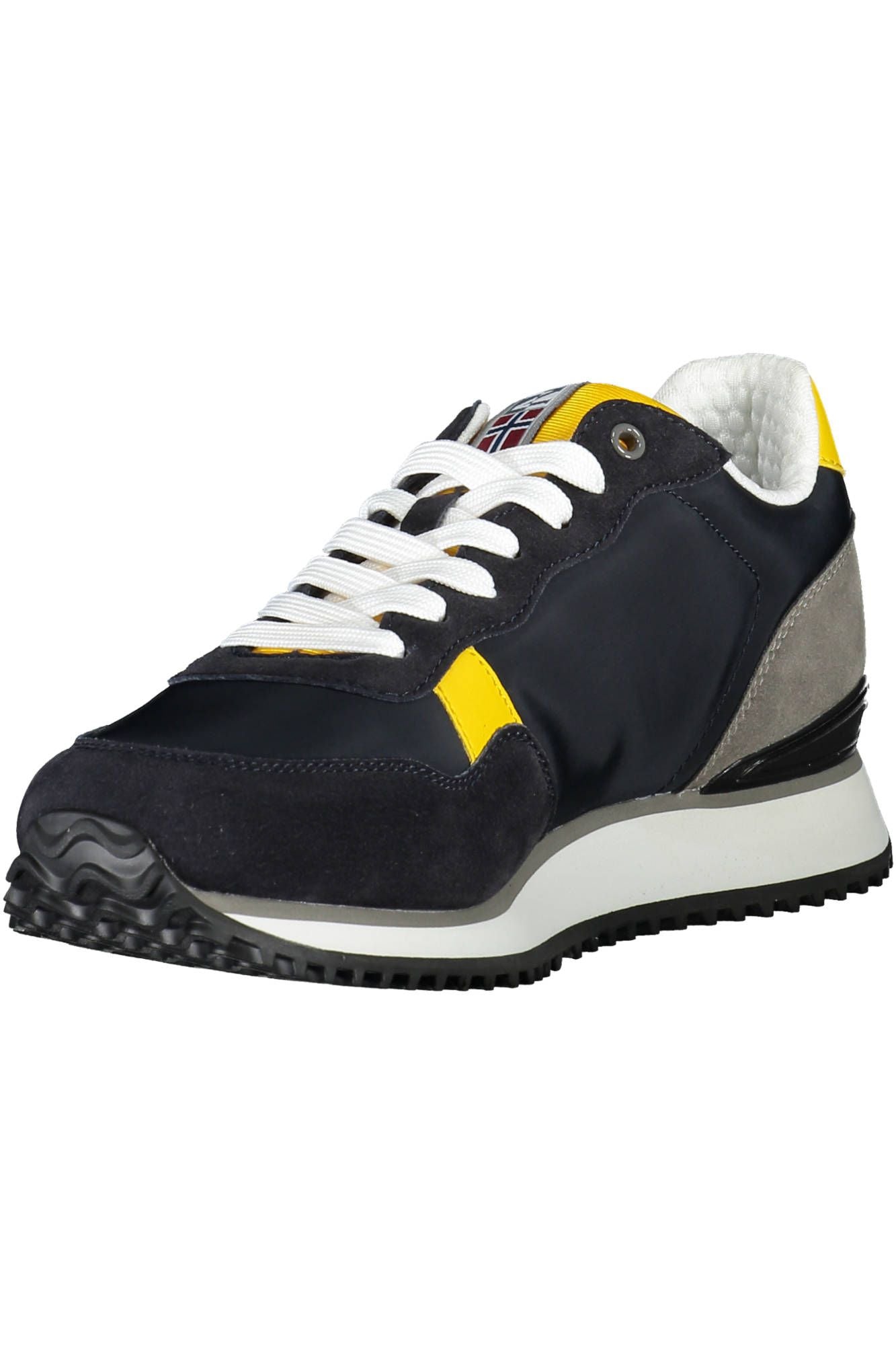 Zapatillas deportivas con cordones en contraste en azul elegante de Napapijri