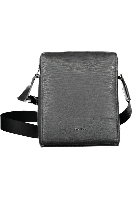 Bolso de hombro negro Eco-Chic de Calvin Klein con detalles en contraste