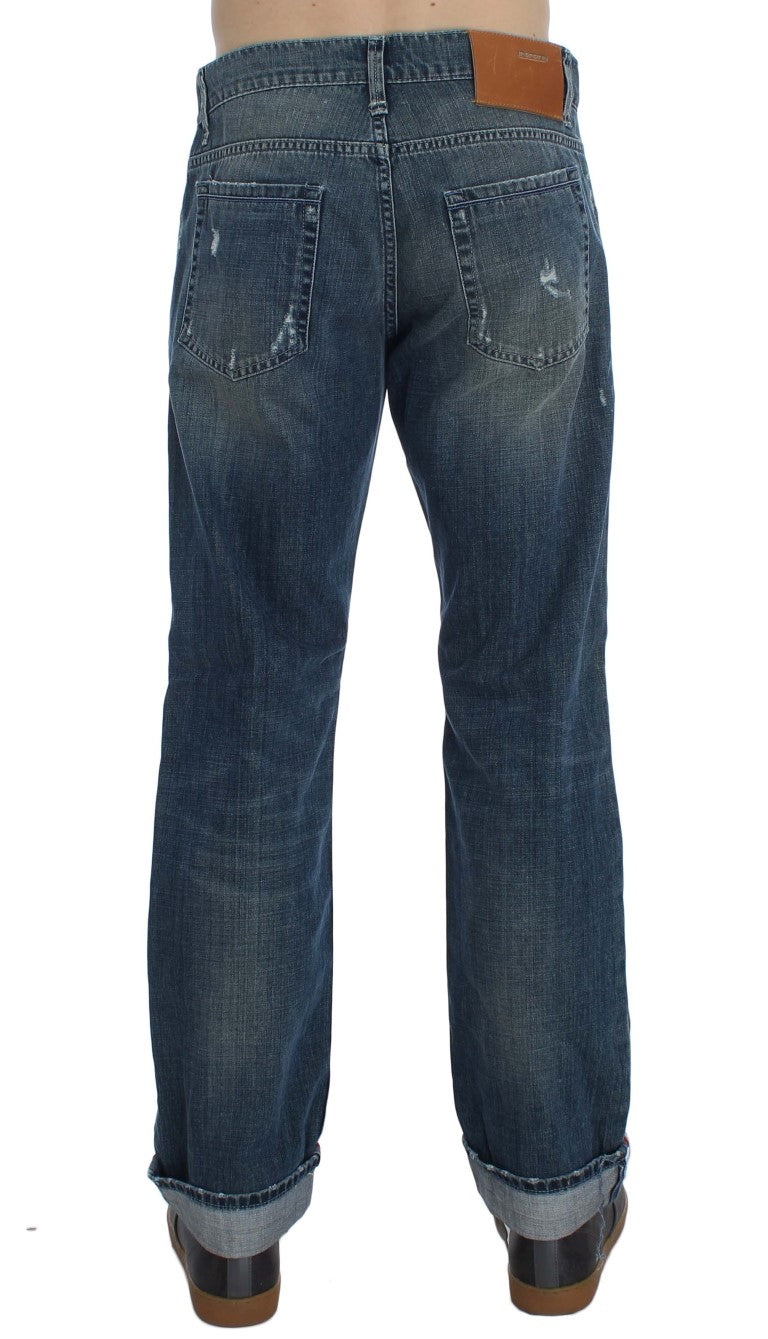 Acht Elegant Regular Fit Blue Wash Denim