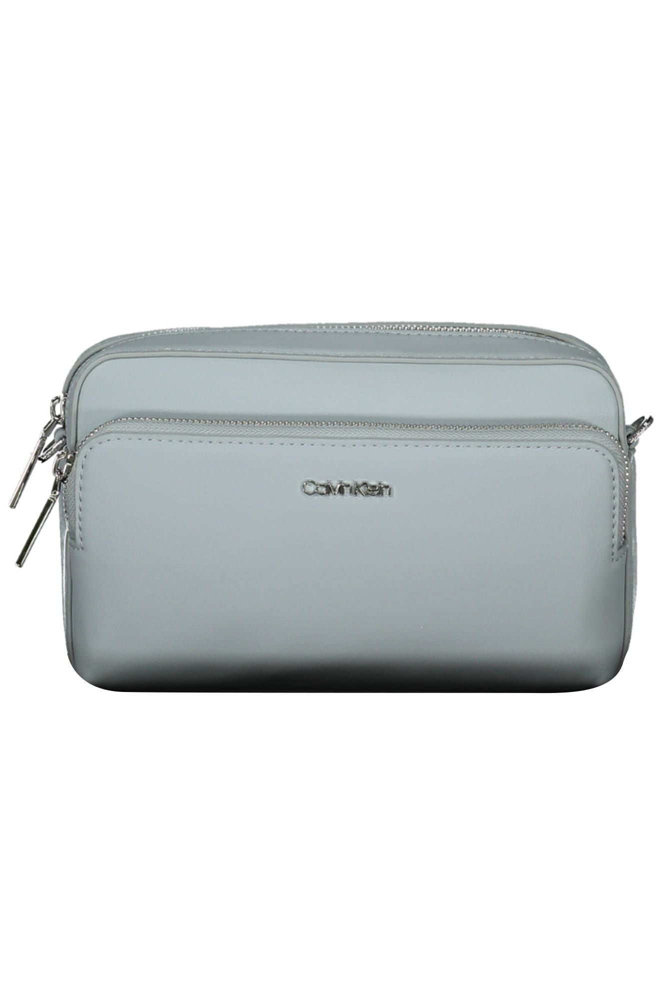 Bolso de hombro elegante en azul claro con logotipo de Calvin Klein