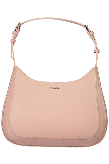 Bolso de hombro Calvin Klein Chic en color rosa con detalles en contraste