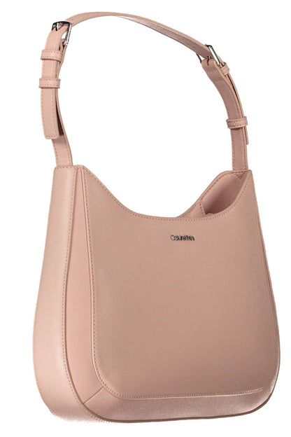 Bolso de hombro Calvin Klein Chic en color rosa con detalles en contraste