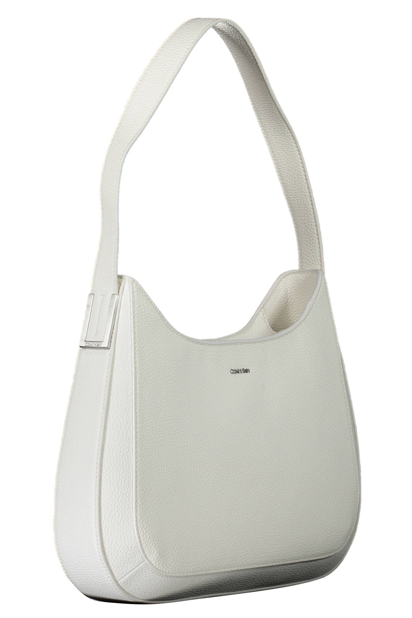 Bolso de hombro Calvin Klein Chic blanco con detalles en contraste