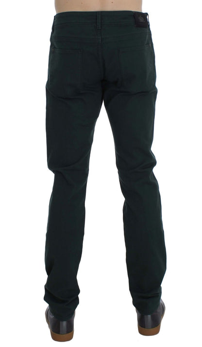 Ermanno Scervino Vaqueros Chic Verdes De Corte Recto