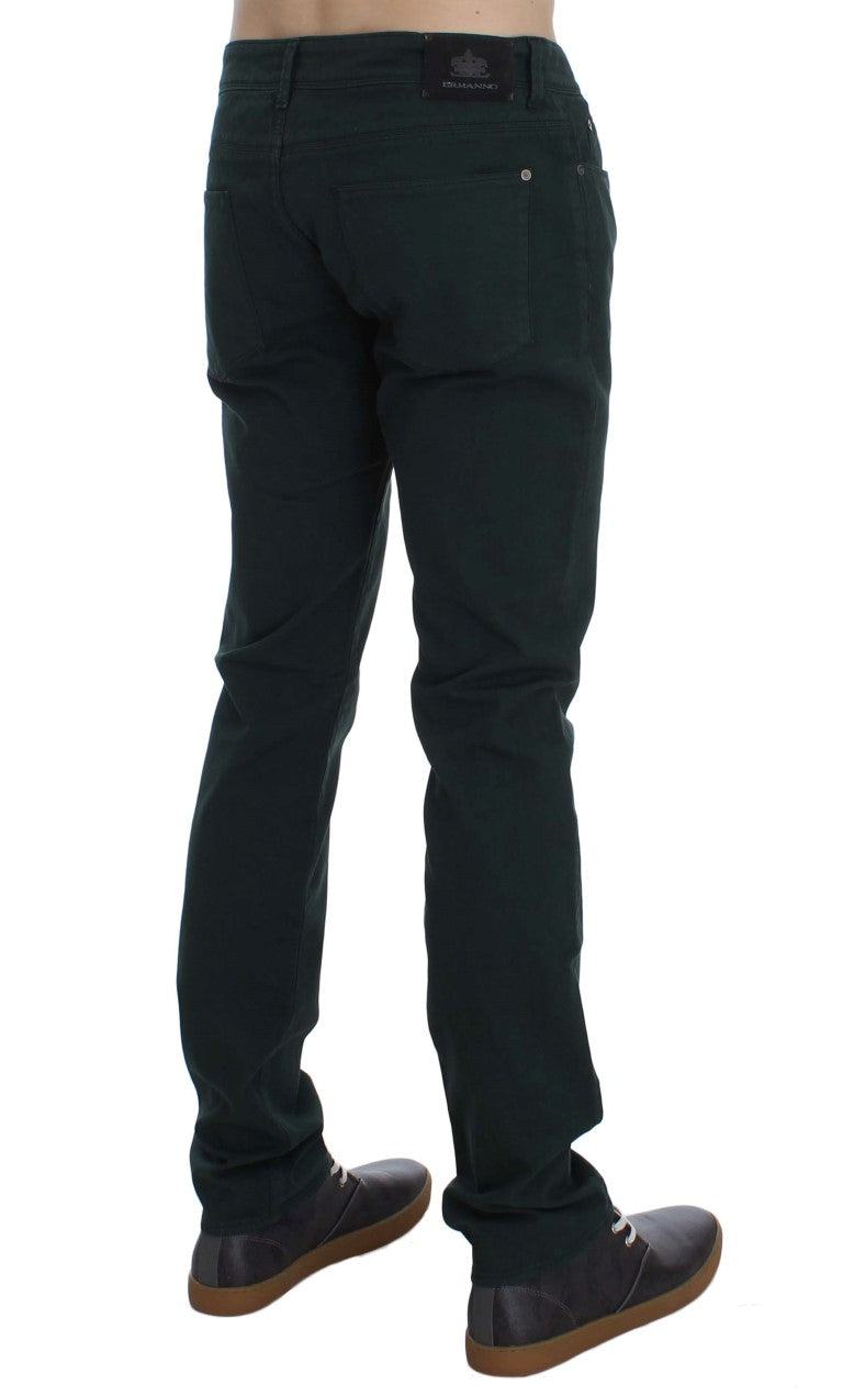 Ermanno Scervino Vaqueros Chic Verdes De Corte Recto