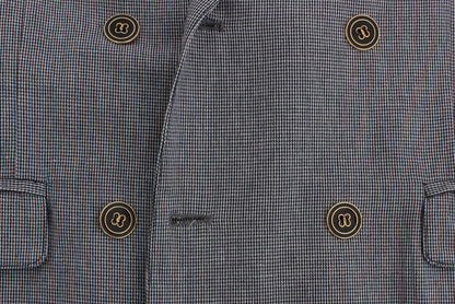 Elegante blazer cruzado azul de Master Coat