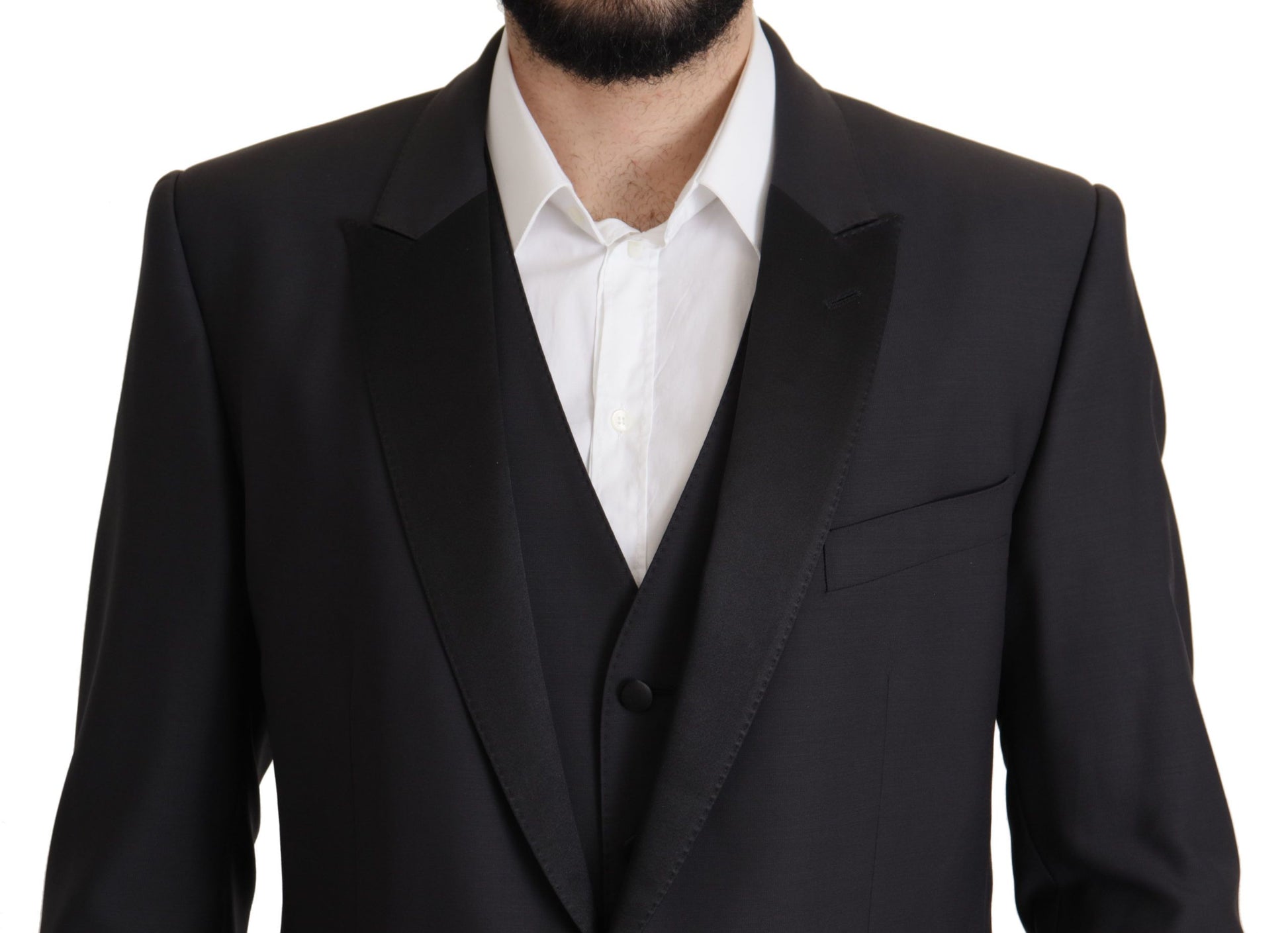 Blazer elegante de dos piezas con diseño de martini en azul oscuro de Dolce &amp; Gabbana