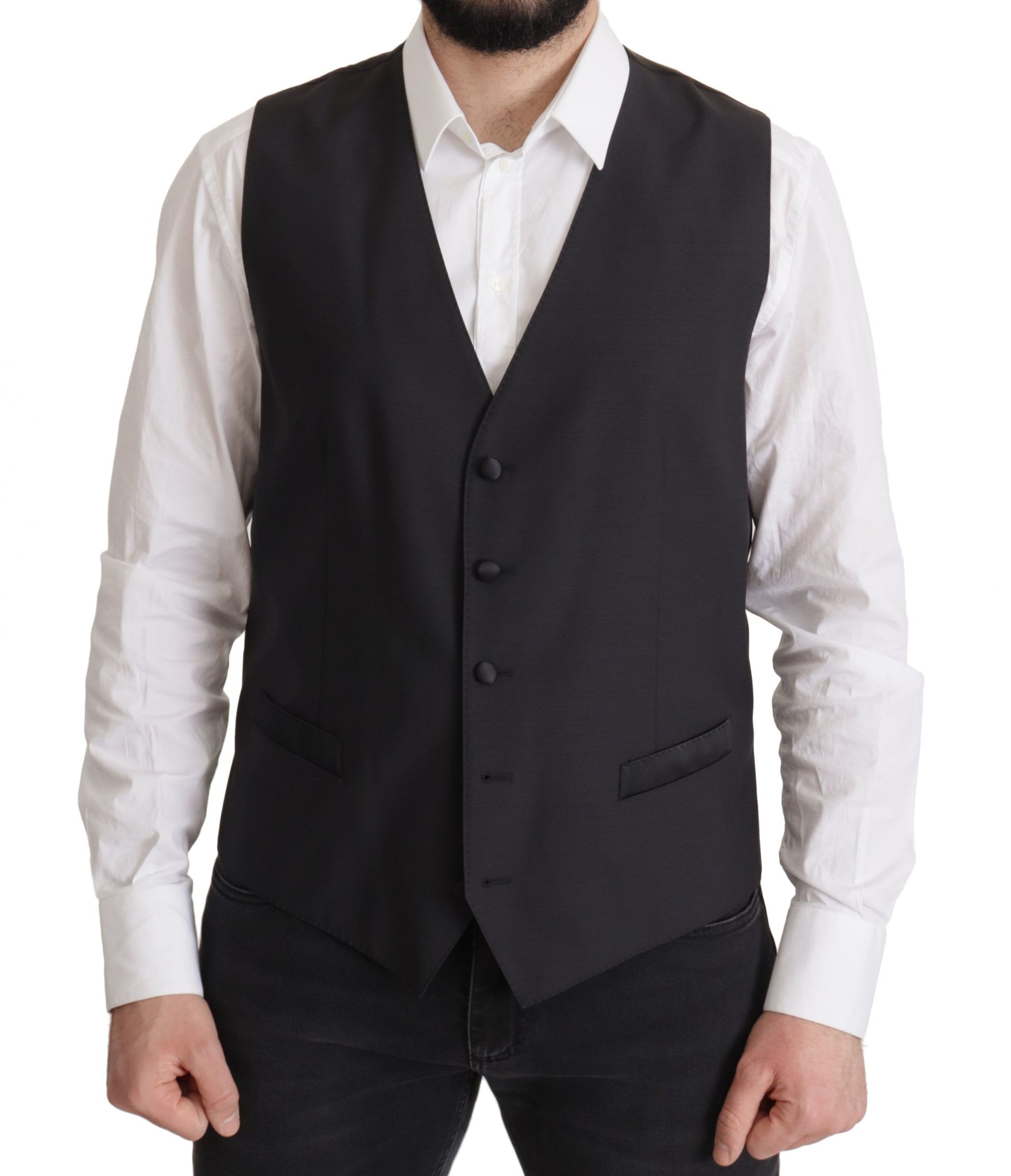 Blazer elegante de dos piezas con diseño de martini en azul oscuro de Dolce &amp; Gabbana