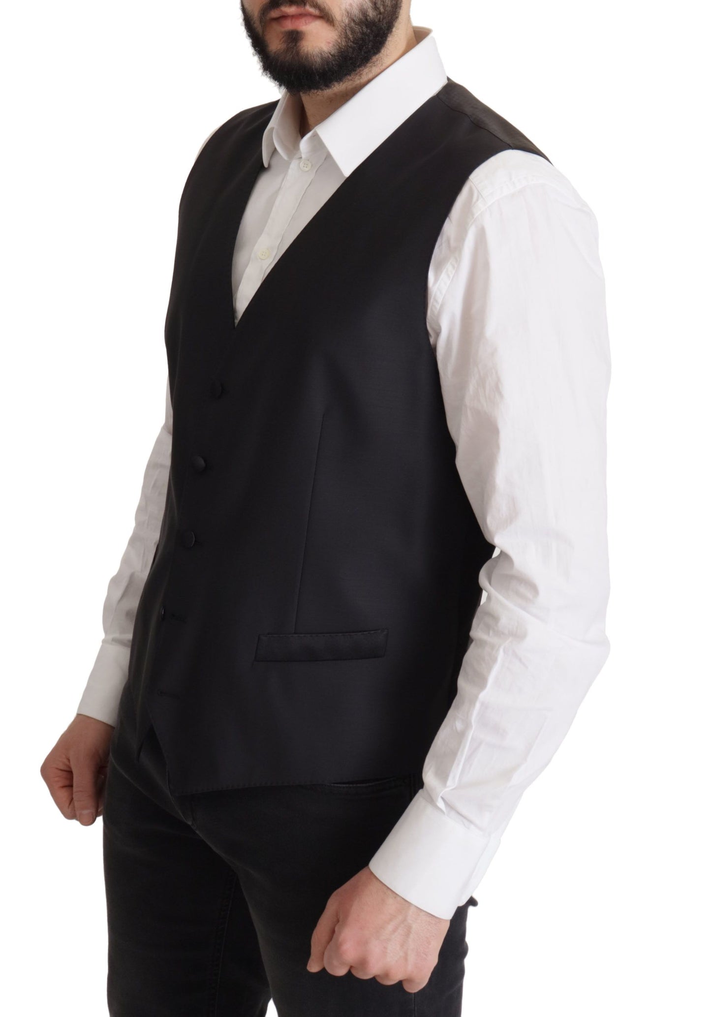 Blazer elegante de dos piezas con diseño de martini en azul oscuro de Dolce &amp; Gabbana