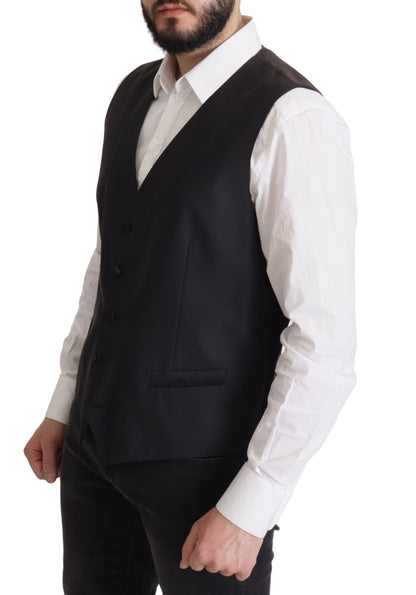 Blazer elegante de dos piezas con diseño de martini en azul oscuro de Dolce &amp; Gabbana