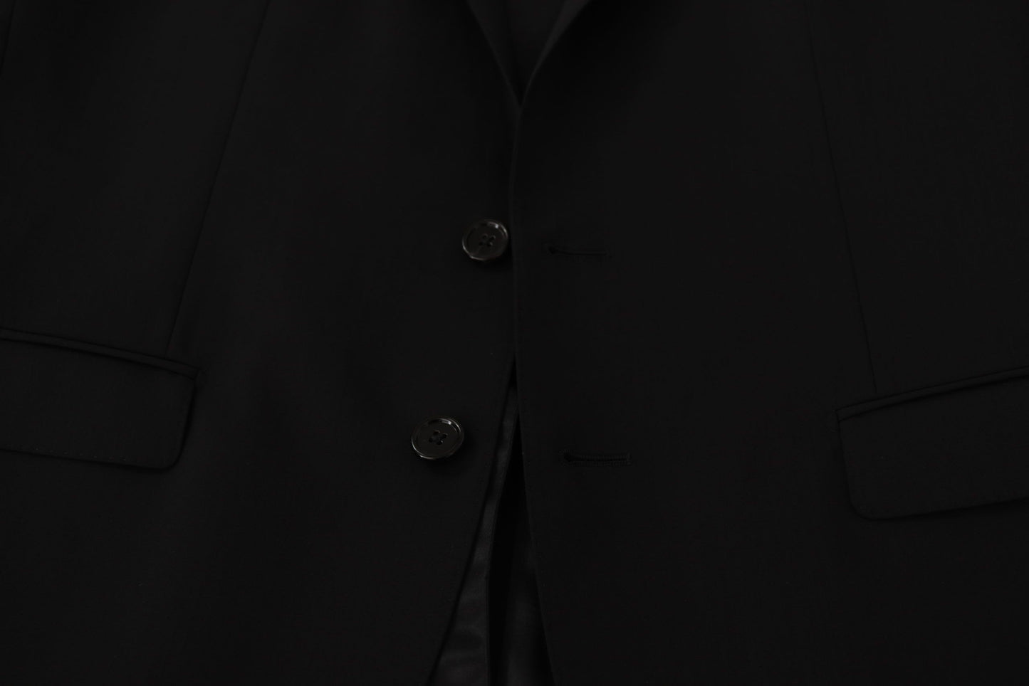 Chaqueta blazer negra elegante de corte entallado de Dolce &amp; Gabbana