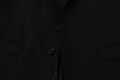 Chaqueta blazer negra elegante de corte entallado de Dolce &amp; Gabbana