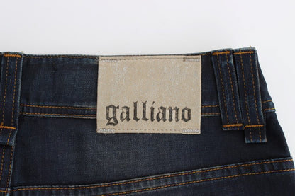 Vaqueros azules de corte boyfriend elegantes de John Galliano