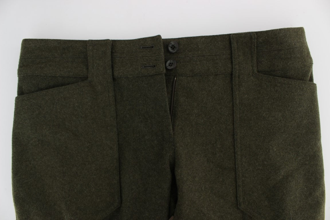 Pantalones cargo verdes elegantes de Ermanno Scervino para un estilo informal