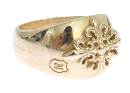 Anillo de plata con diseño llamativo de Nialaya para hombre