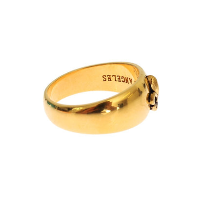 Anillo exclusivo para hombre bañado en oro de Nialaya