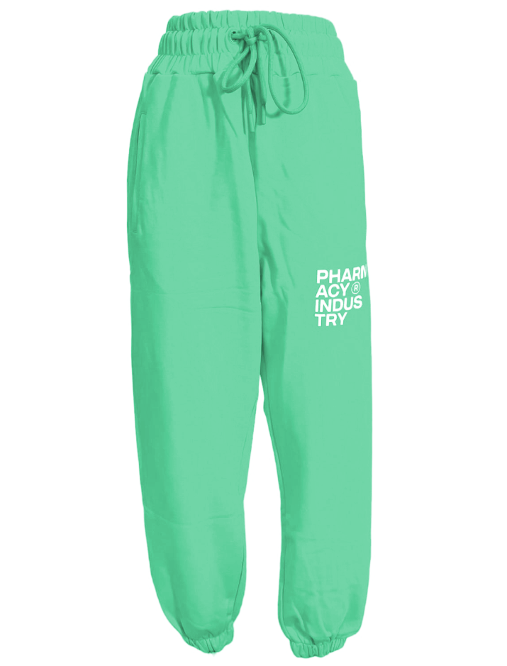 Pharmacy Industry Chic Drawstring Sweatpants in Lush Green