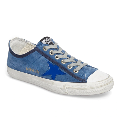 Zapatillas bajas de ante azul elegantes de Golden Goose