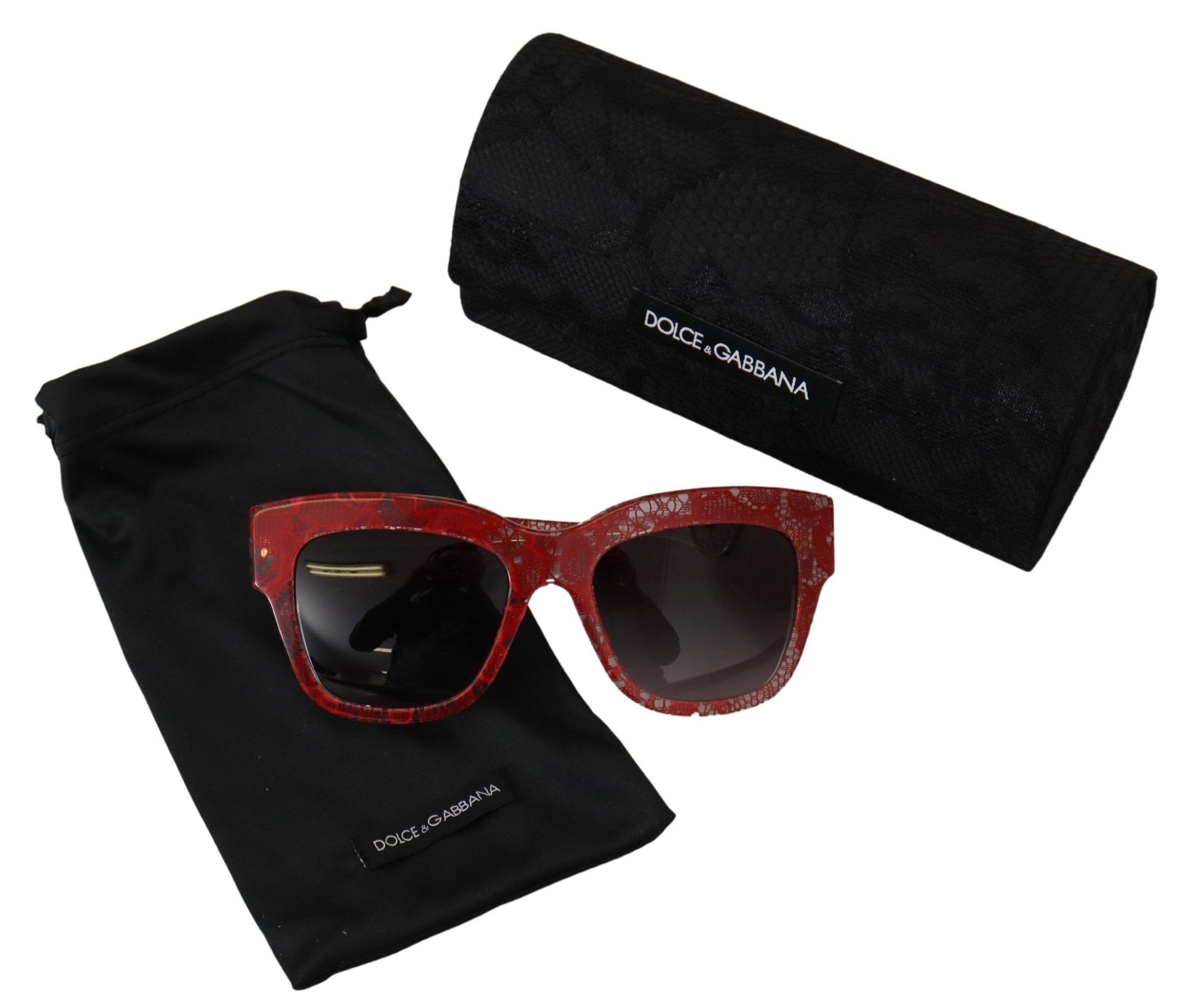 Dolce & Gabbana Chic Sicilian Lace Tinted Sunglasses