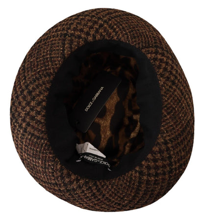 Elegante sombrero Fedora marrón - Accesorio elegante de invierno